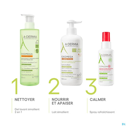 Exomega Control Gel Detergente Emolliente Antiprurito 500ml