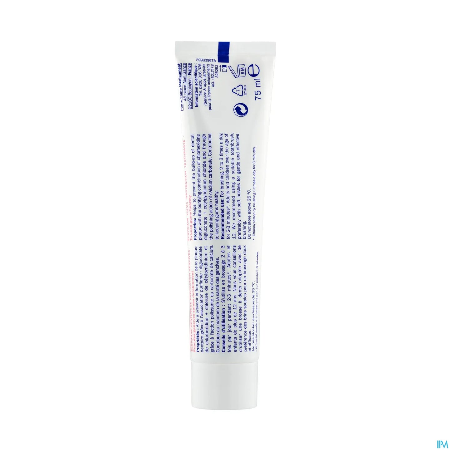 Protection Gencives Dentifrice 75ml