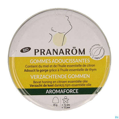 Gomme emollienti al miele e limone biologiche Aromaforce 45 g