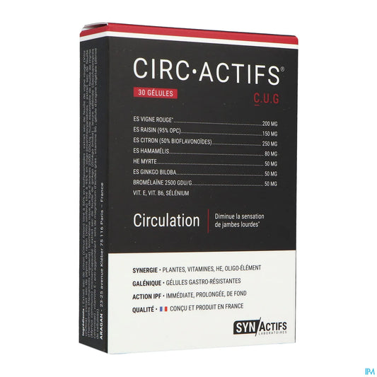 Synactifs CircActifs Gélules 30 Capsules