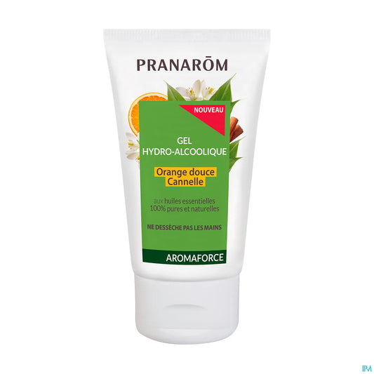 Aromaforce Gel Hydroalcoolique Orange Douce Cannelle 50 mL
