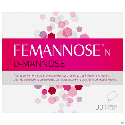 Femannose N D-Mannose Poudre Pour Solution Buvable 30 Sachets de 4G