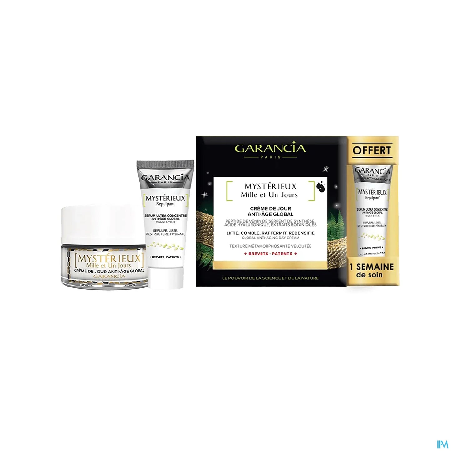 Mysterious Thousand and One Days Global Anti-Aging Day Cream 30ml with 5ml Miniature