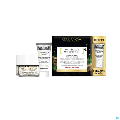 Mysterious Thousand and One Days Global Anti-Aging Day Cream 30ml with 5ml Miniature