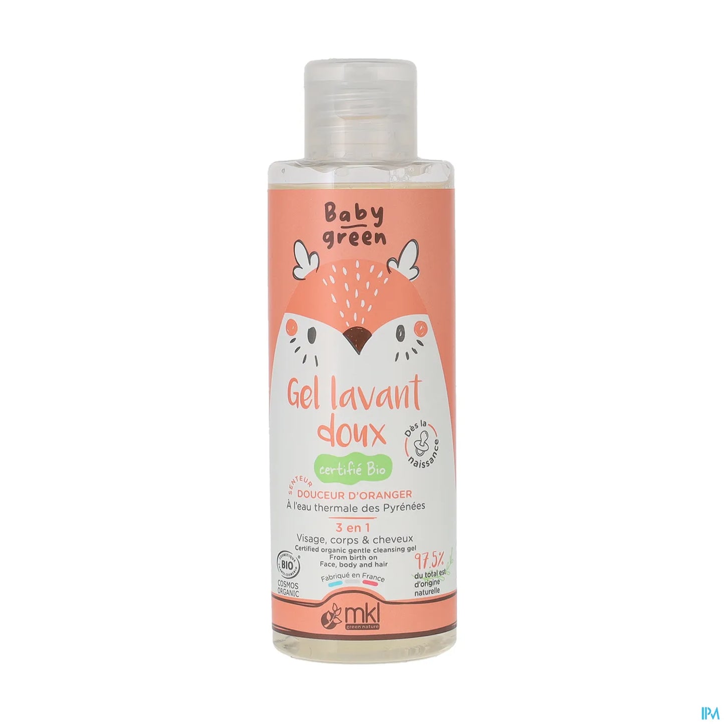 Green Nature Baby Green Gel Lavant Doux Bio 100 ml