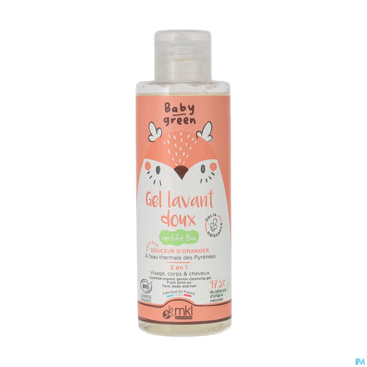 Green Nature Baby Green Gel Lavant Doux Bio 100 ml