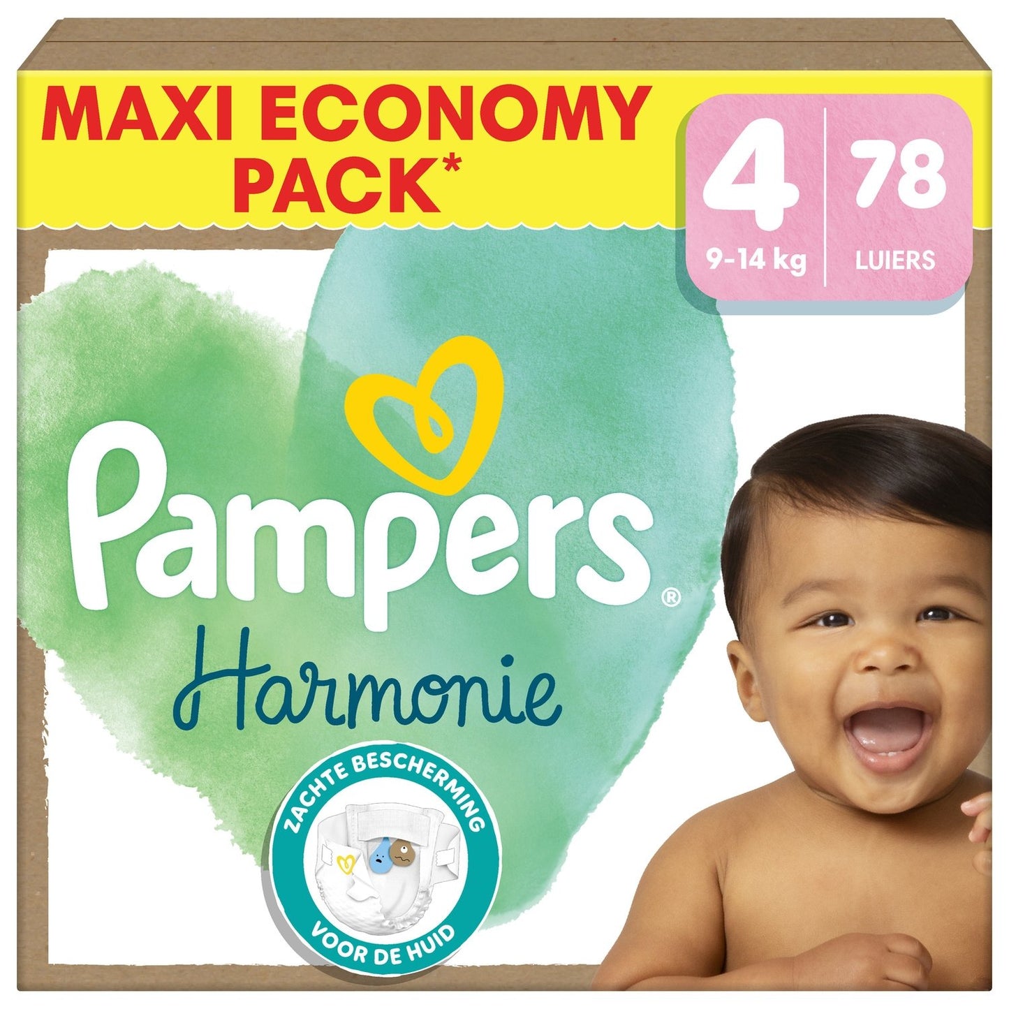 Harmonie Maxi Taille 4 78 Couches 9 à 14 kg