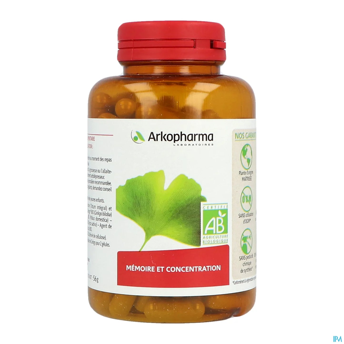 Arkogélules Ginkgo Bio 150 Gélules