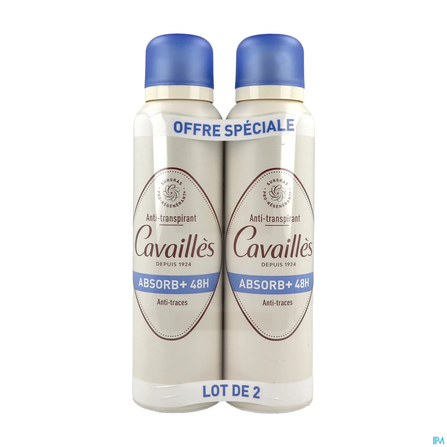 Rogé Cavaillès Absorb+ 48H Anti-Perspirant Deodorant Spray Pack of 2 x 150ml
