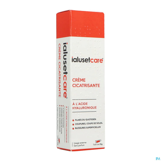 IalusetCare Crème Cicatrisante Acide Hyaluronique Tube 25G
