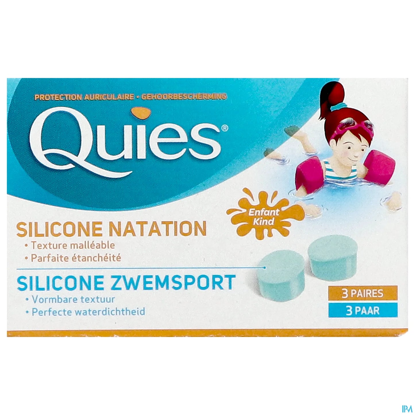 Protezione acustica in silicone per bambini, 3 paia