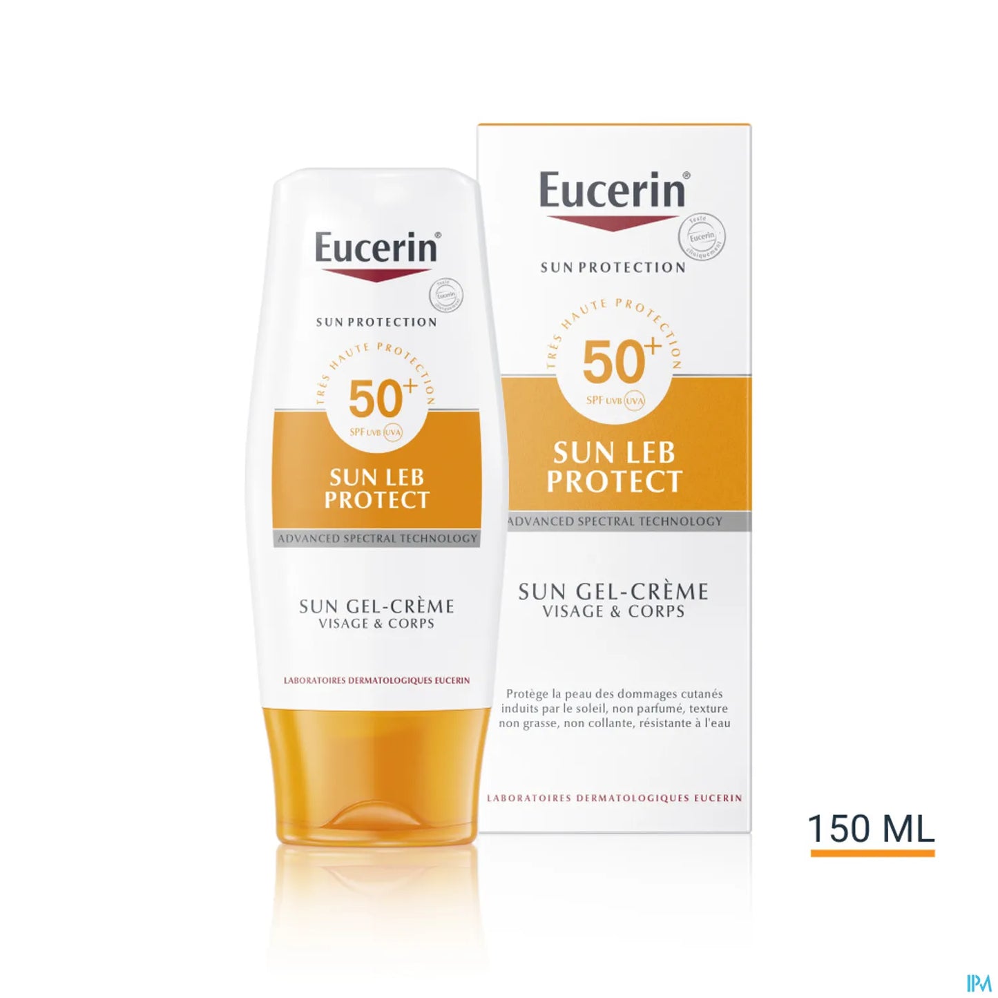 Eucerin Sun Protection Gel Crème Peaux Allergiques SPF 50 150 mL