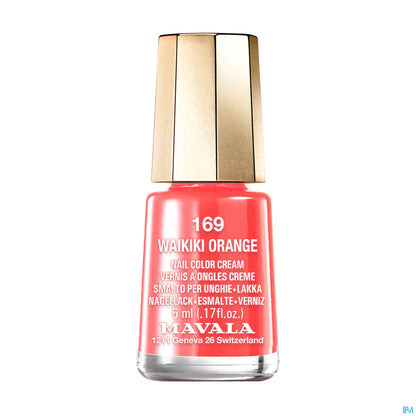 Smalto per unghie color crema Waikiki Orange 5 ml
