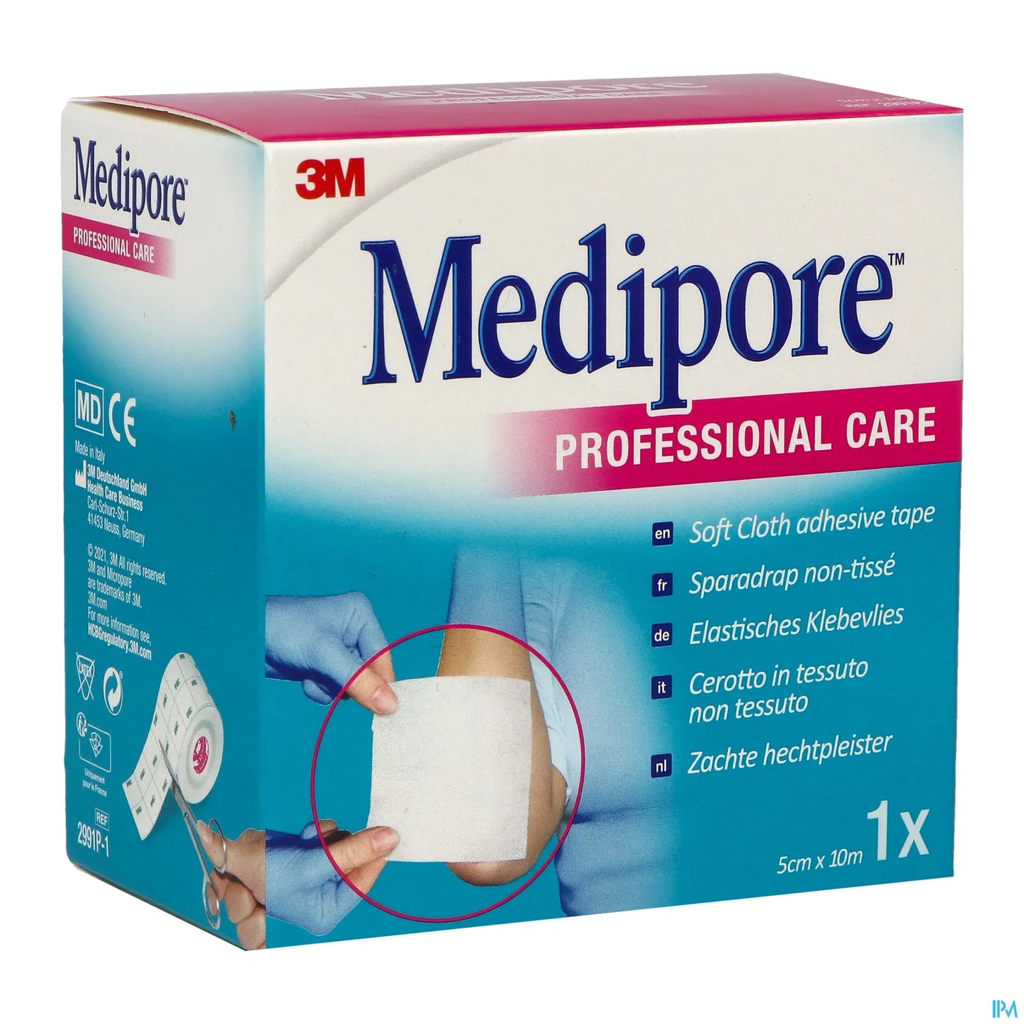 Nastro non tessuto multielastico 3M Medipore Liner 5 cm x 10 m