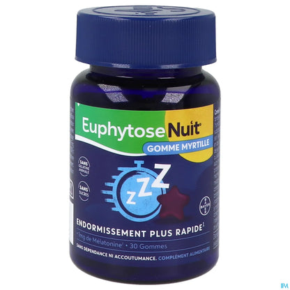 Euphytose Night Blueberry Gummies - 30 Gummies