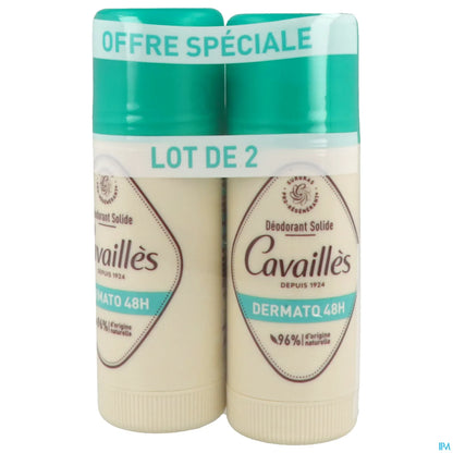 Rogé Cavaillès Dermato 48H Déodorant Stick Lot 2x40ml