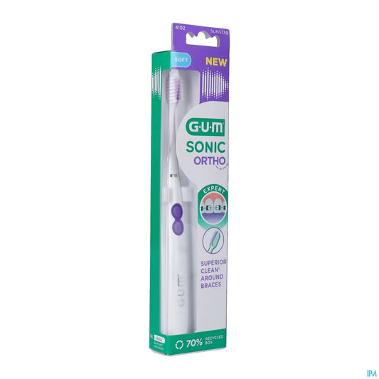 GUM Brosse à Dents Sonic Ortho Souple 1 unité