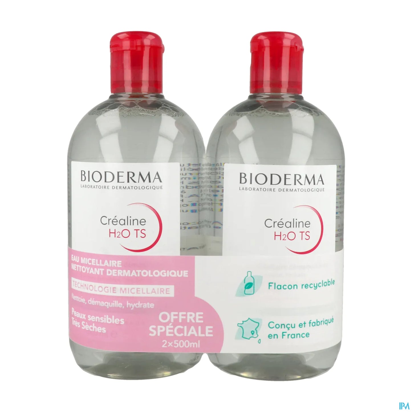 Créaline H2O TS Micellar Water 2x500ml
