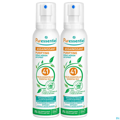 Spray Assainissant Aux 41 Huiles Essentielles 2x200ml