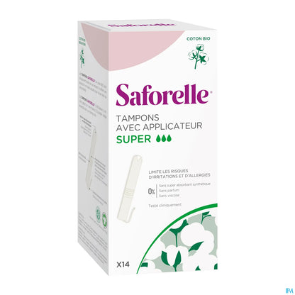 Coton Protect 14 Tampons Super Avec Applicateur