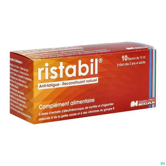 Mediolanum Ristabil Oral Solution 10 Bottles of 10ml