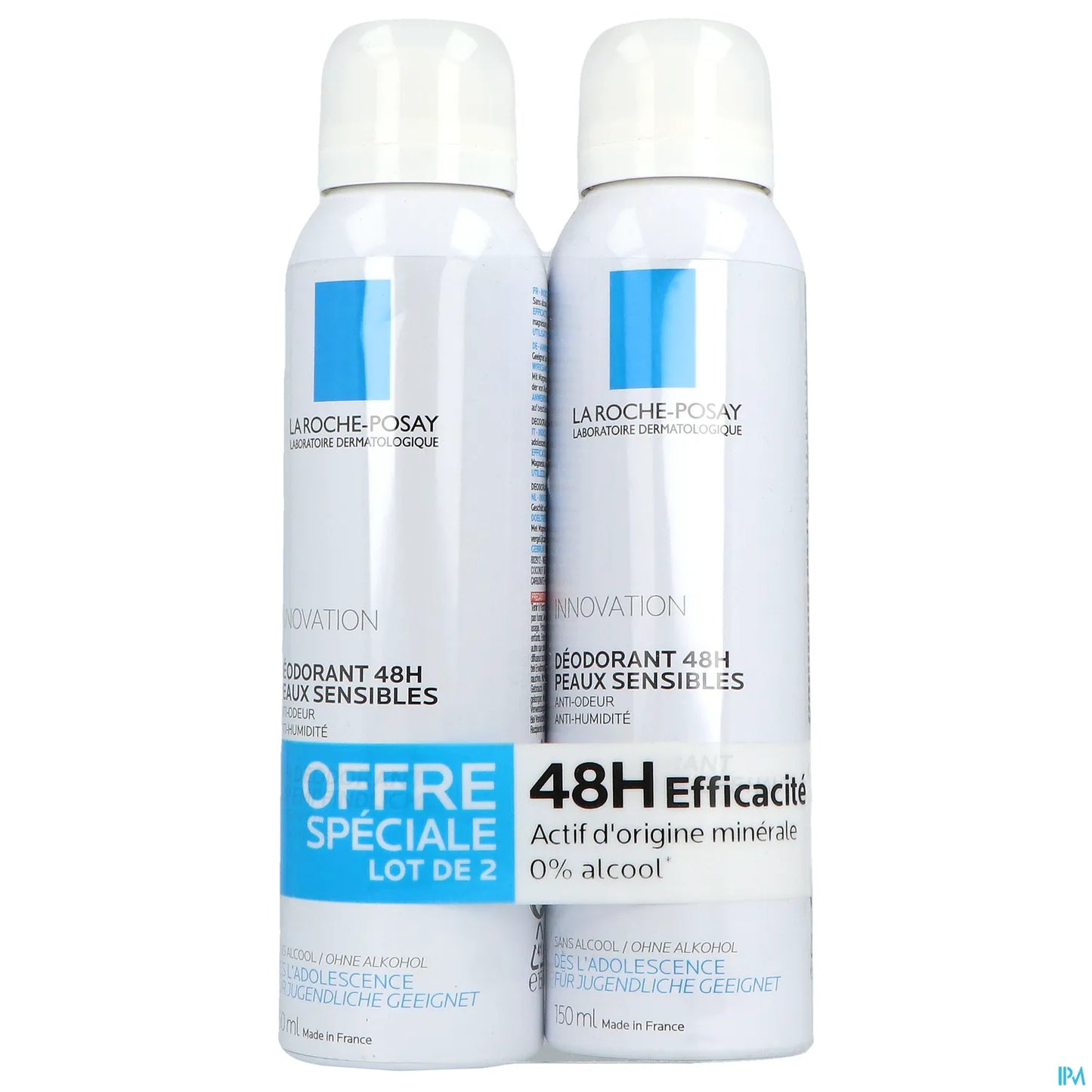 Déodorant Physiologique 48h 2x150ml