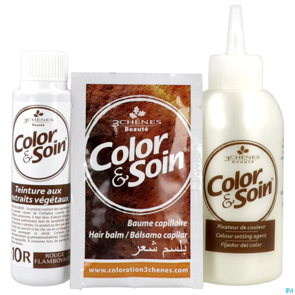 3 Chênes Color &amp; Soin Flamboyant Red 10R