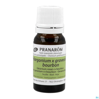 Geranium Rosat Essential Oil Cv Bourbon Bio 10ml