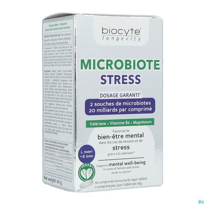 Microbiote Stress 30 Comprimés