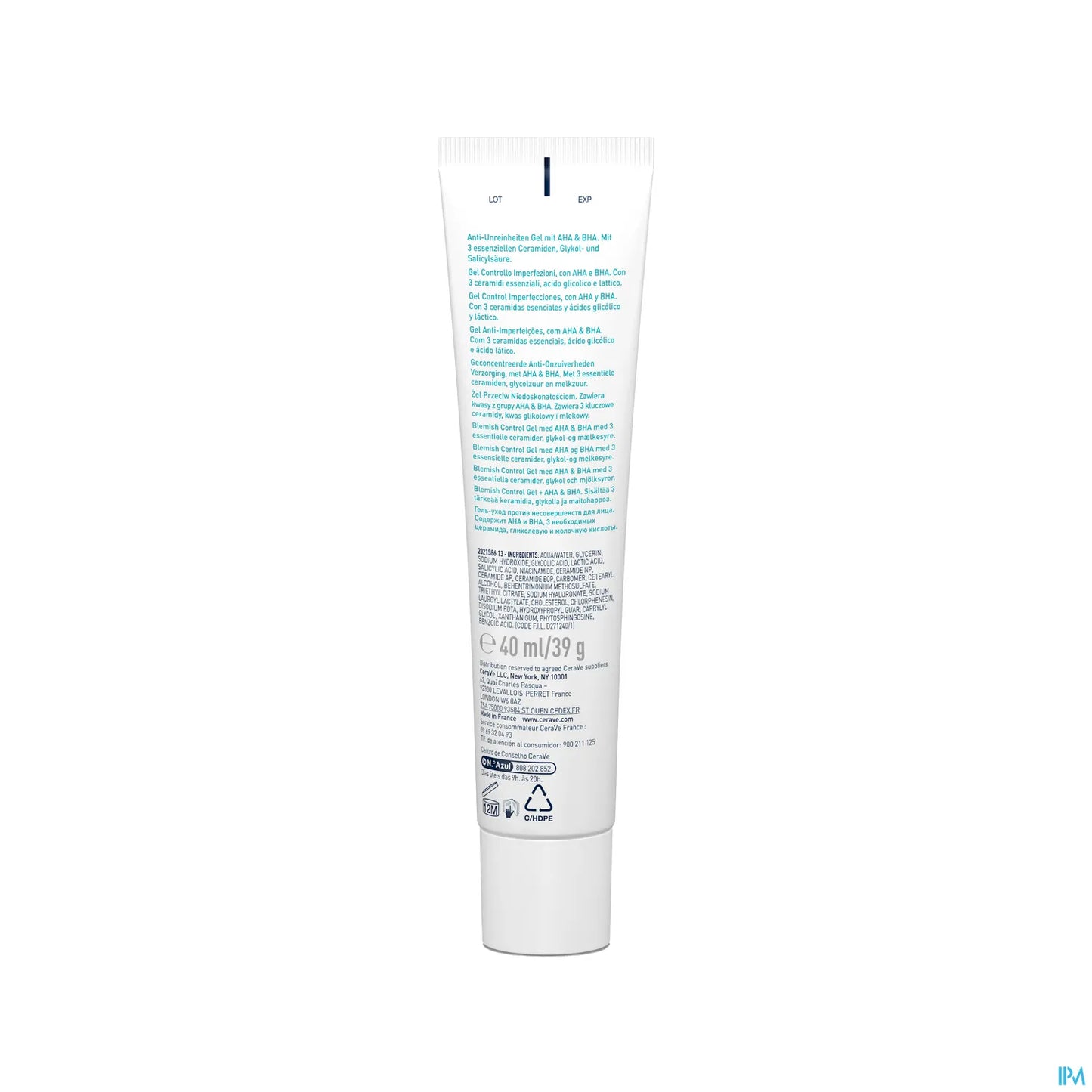 Gel idratante anti-imperfezioni 40 ml