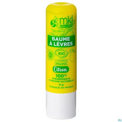 Balsamo labbra al limone biologico Green Nature 4 g