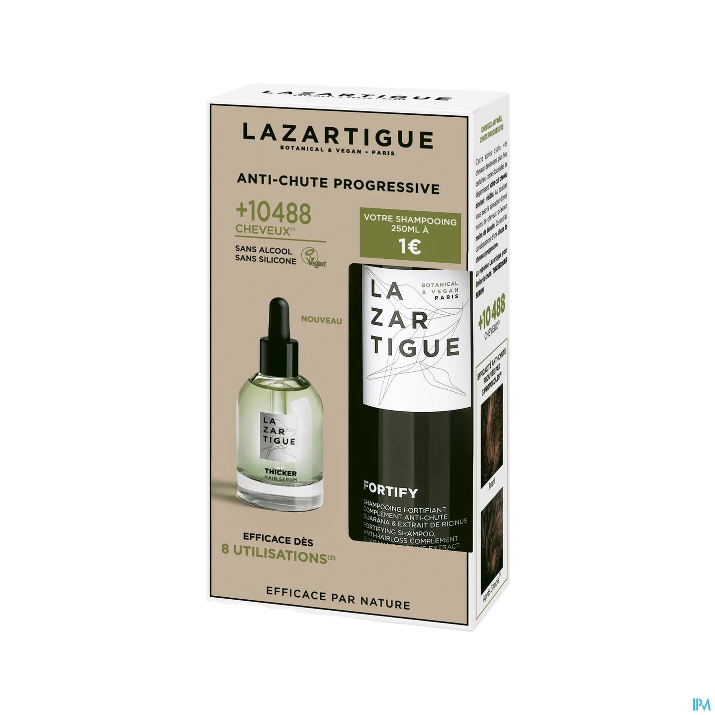 Siero anticaduta progressiva 50 ml Shampoo 250 ml