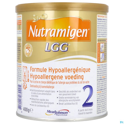 2 LGG Latte in polvere ipoallergenico dai 6 mesi 400 g