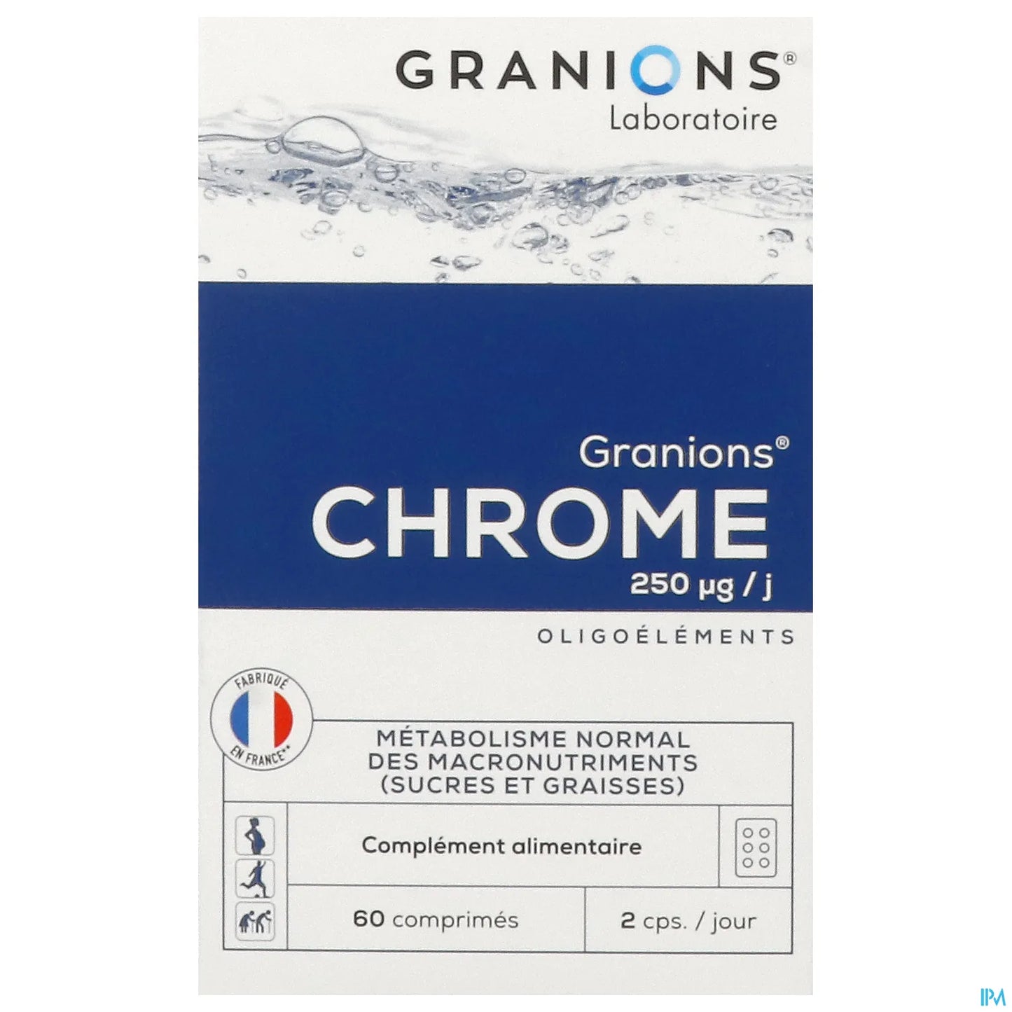 Chrome 250 µg 60 Comprimés