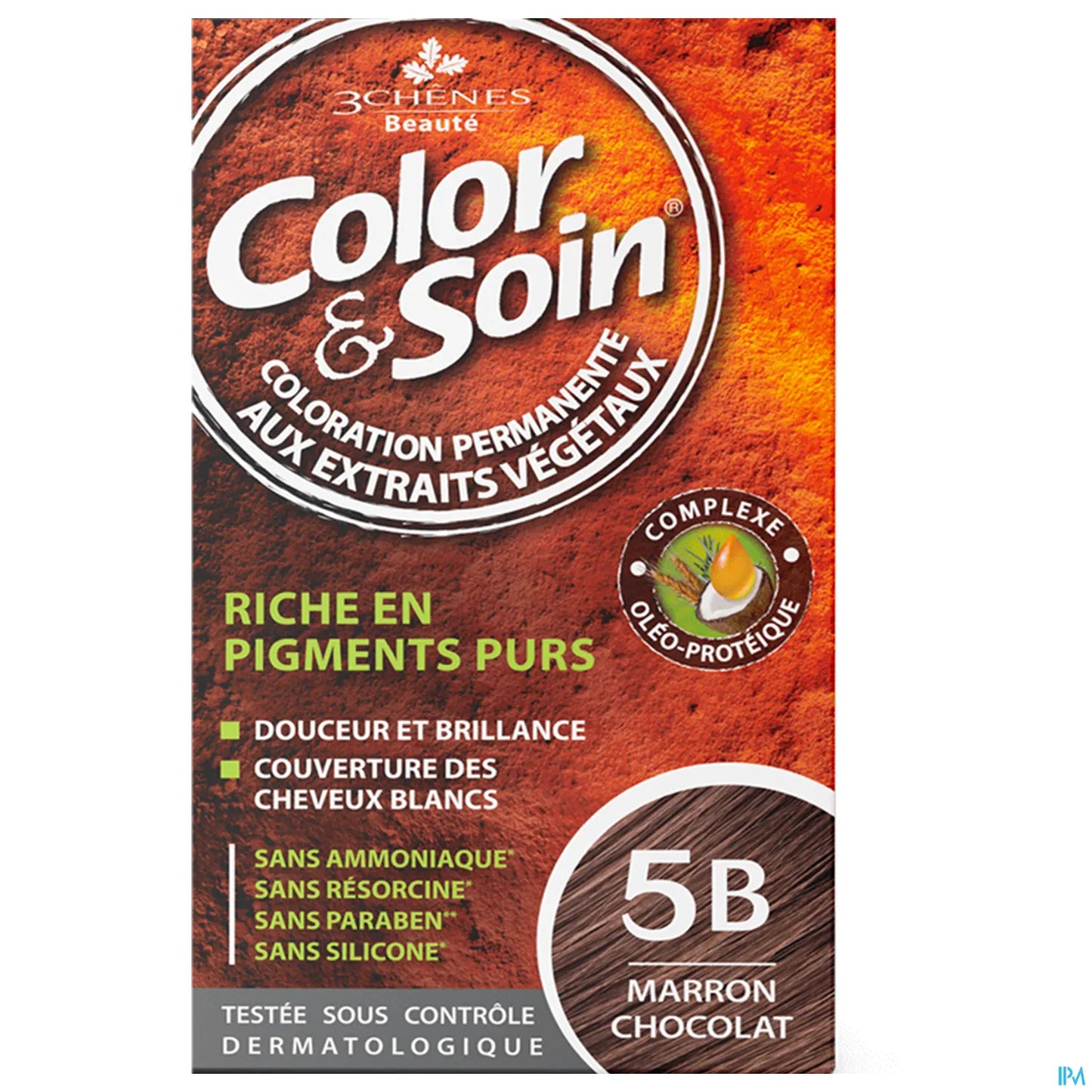 3 Chênes Color &amp; Soin Marrone Cioccolato 5B - Colorazione Permanente
