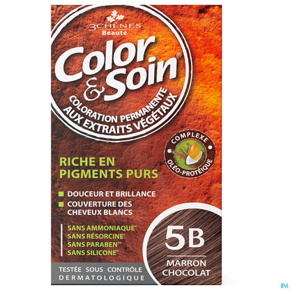 3 Chênes Color &amp; Soin Marrone Cioccolato 5B - Colorazione Permanente