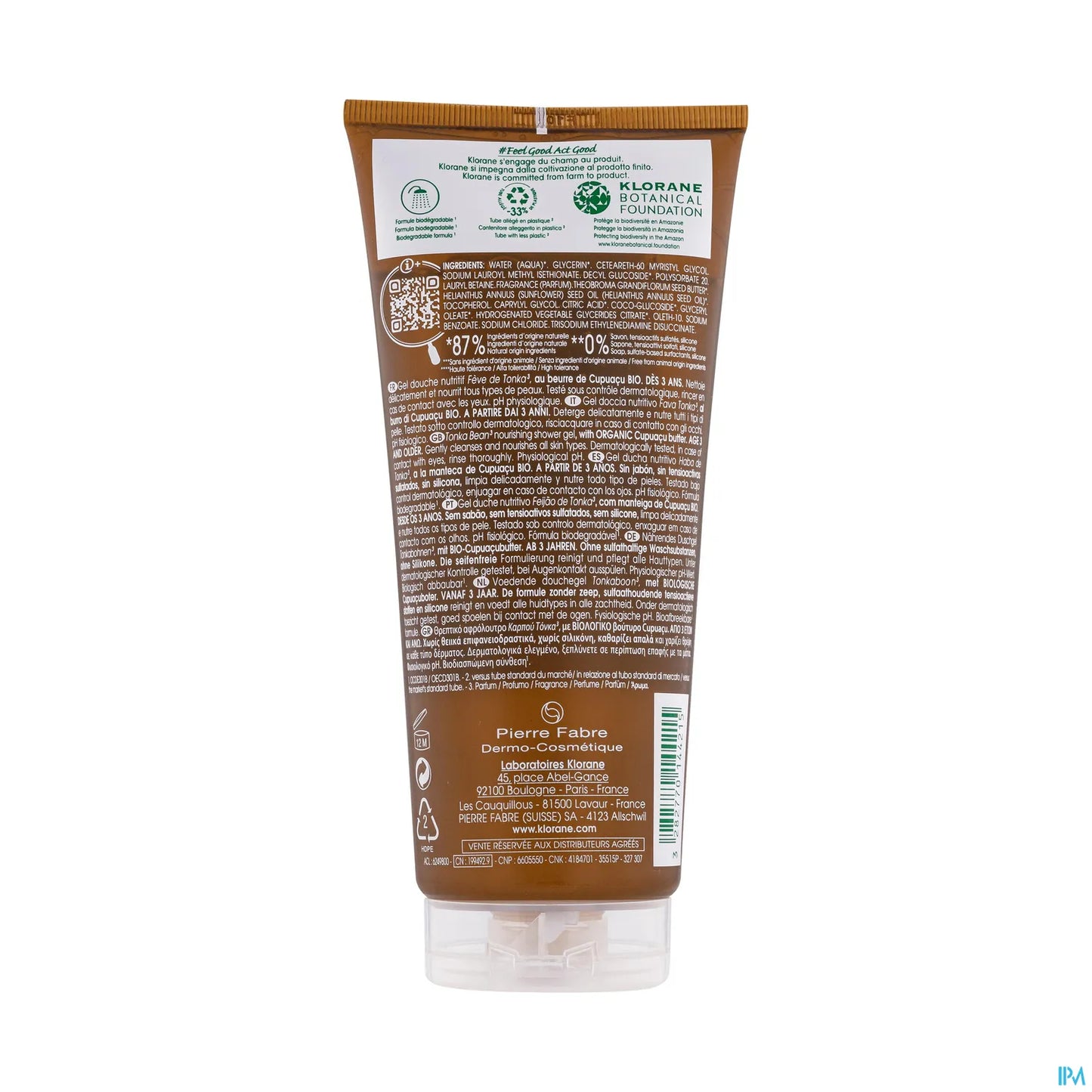 Gel Doccia Nutriente Cupuaçu Fava Tonka 200ml