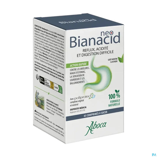 Neobianacid Acidità e Reflusso Limone 45 Compresse