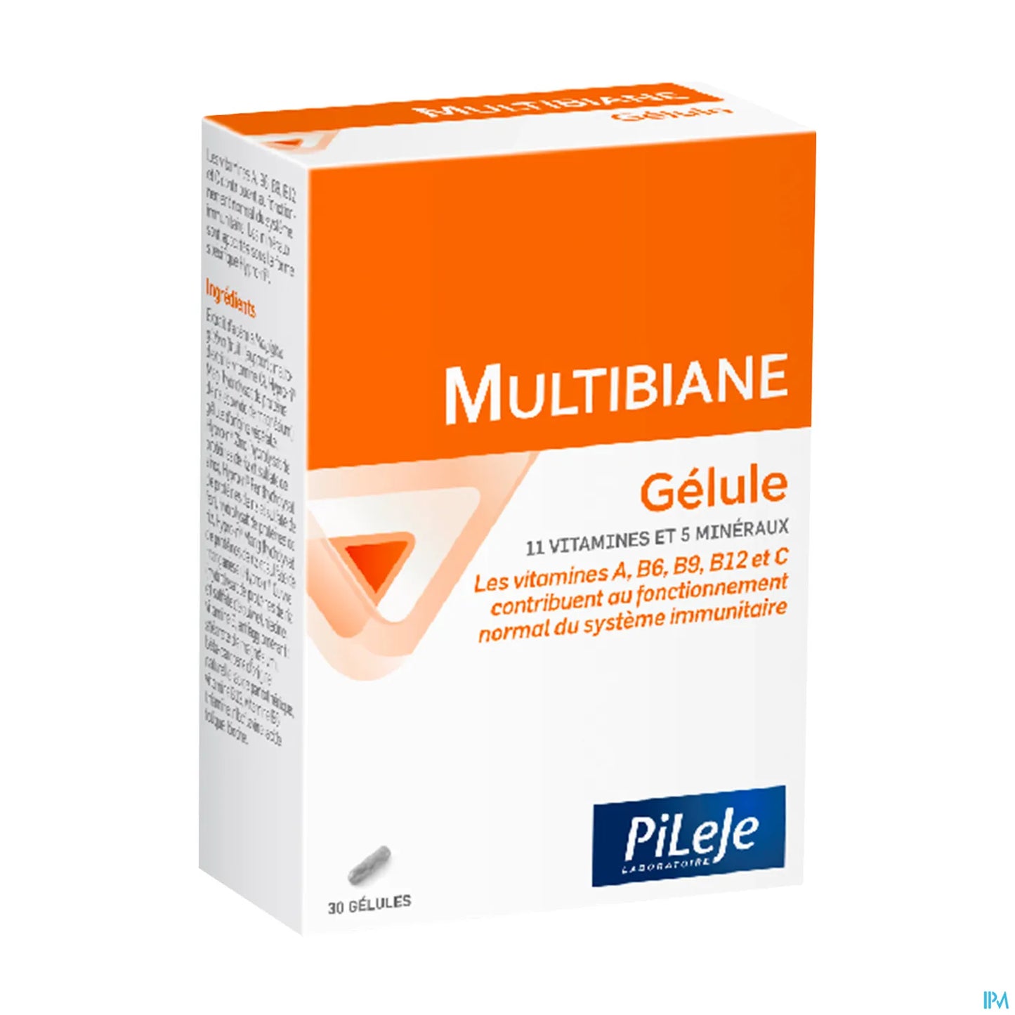Multibiane 30 Capsules Vitamins Minerals