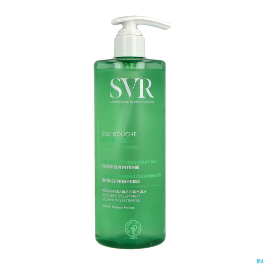 Spirial Déo-Douche Gel Lavant Déodorant 400ml