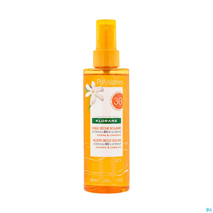Polysianes Olio solare secco SPF30 200ml