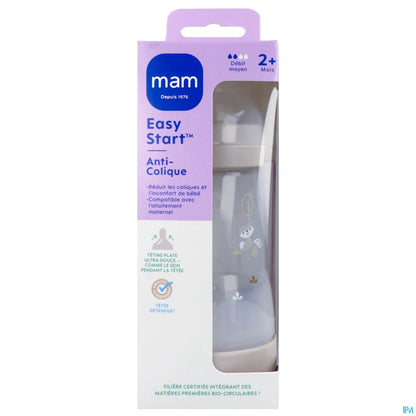 Biberon Easy Start Anti-Colique 260ml Sable Tétine Débit 2