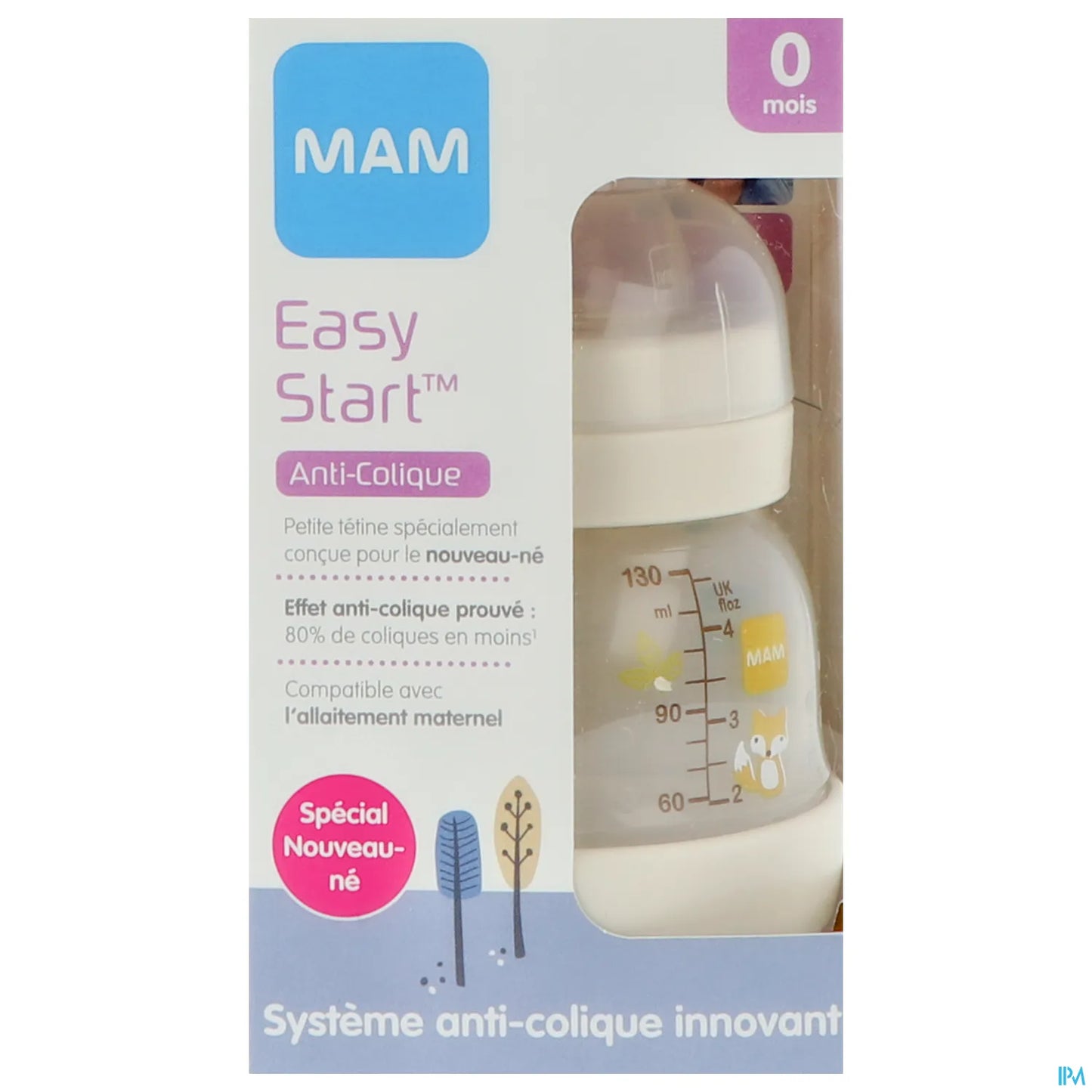 Easy Start Anti-Colic Bottle 130ml Linen