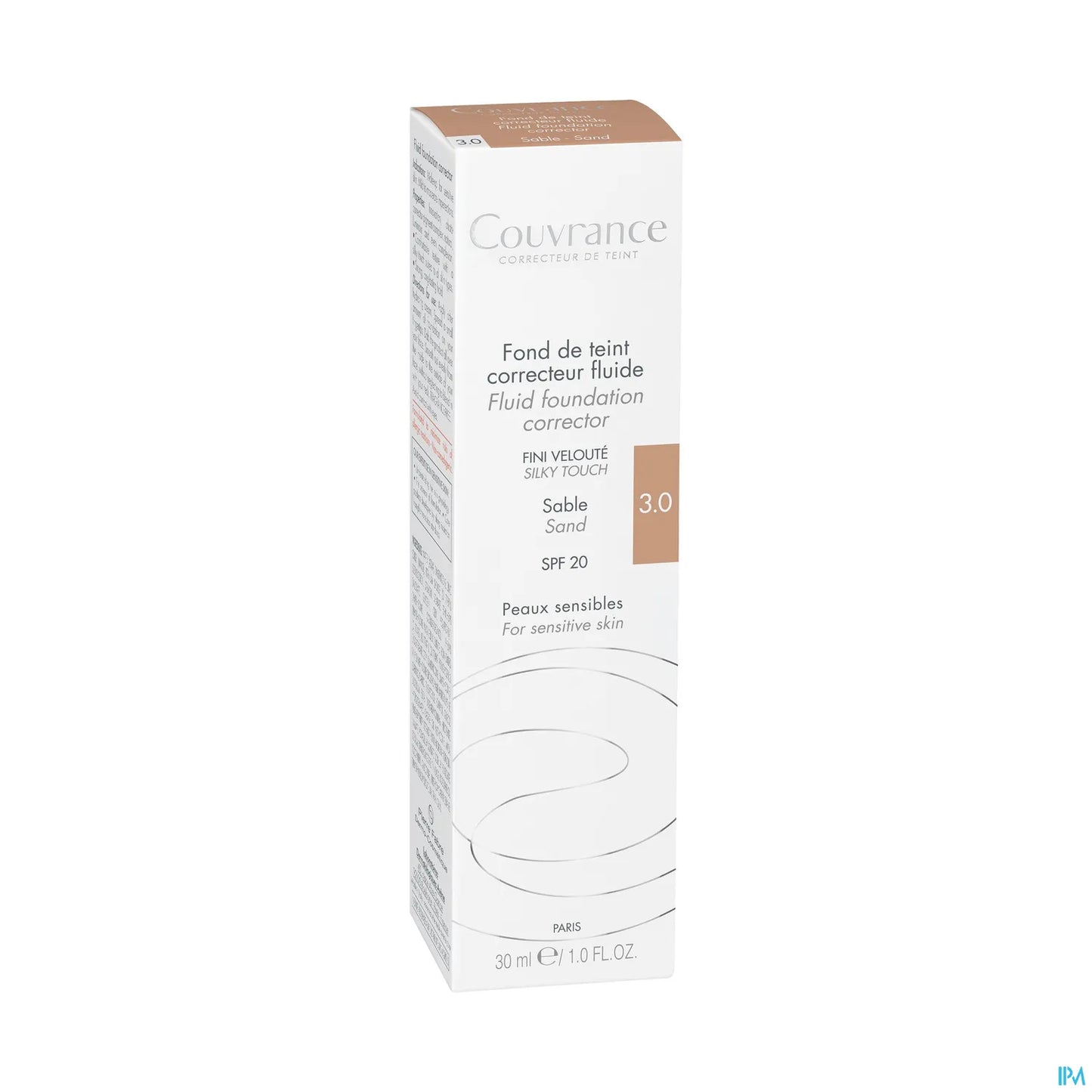 Couvrance Fond de Teint Correcteur Fluide Sable 30ml