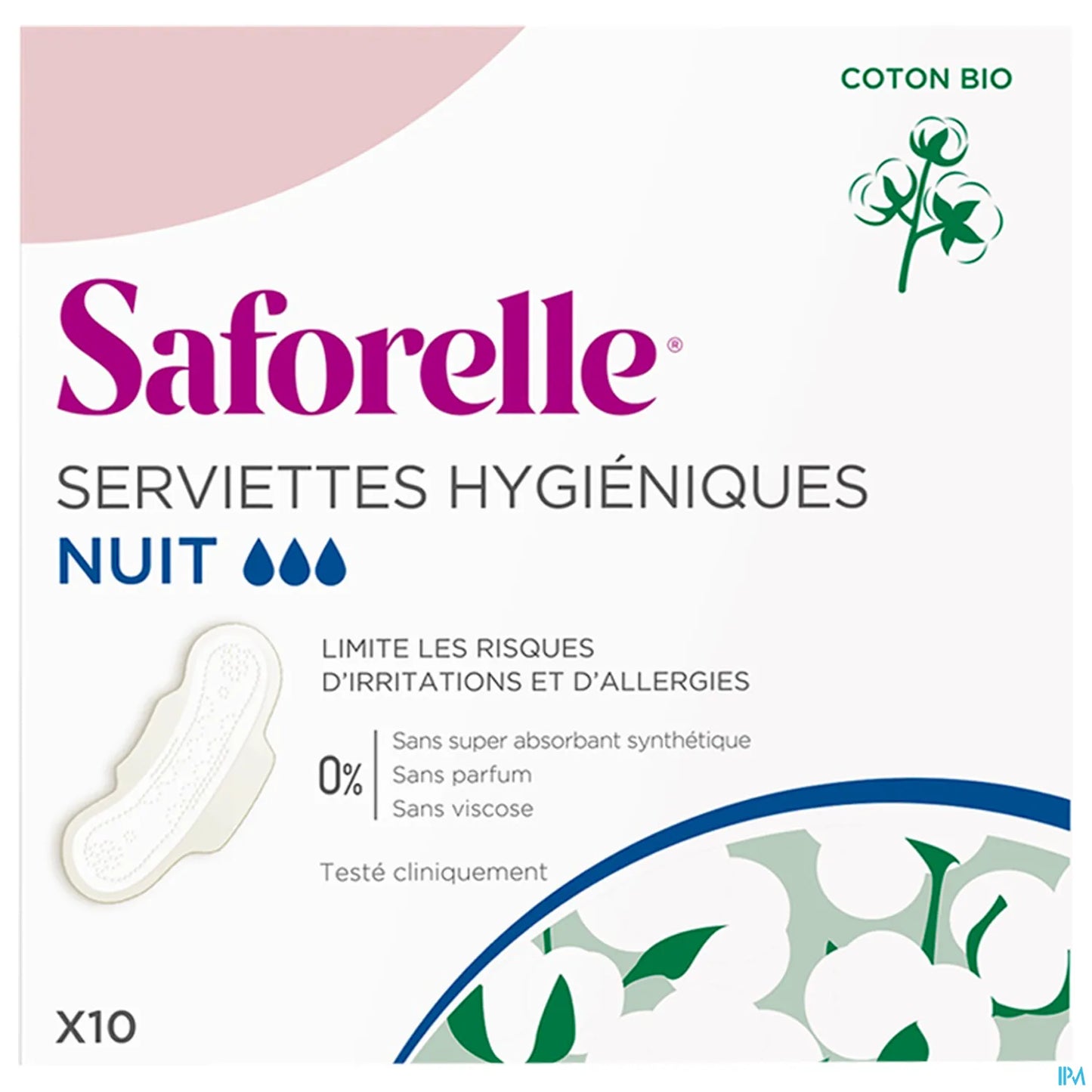 Assorbenti igienici Coton Protect Night x10