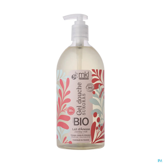 Green Nature Gel Douche Bio Lait d'Ânesse 1L