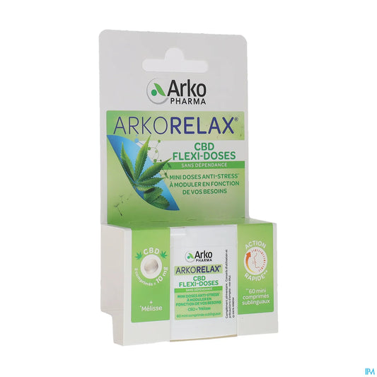 Arkorelax CBD Flexi-Doses 60 Mini Sublingual Tablets