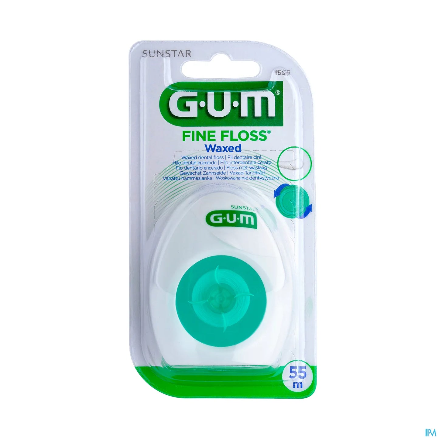 Sunstar Gum Fine Floss filo interdentale cerato cilindrico 55 m