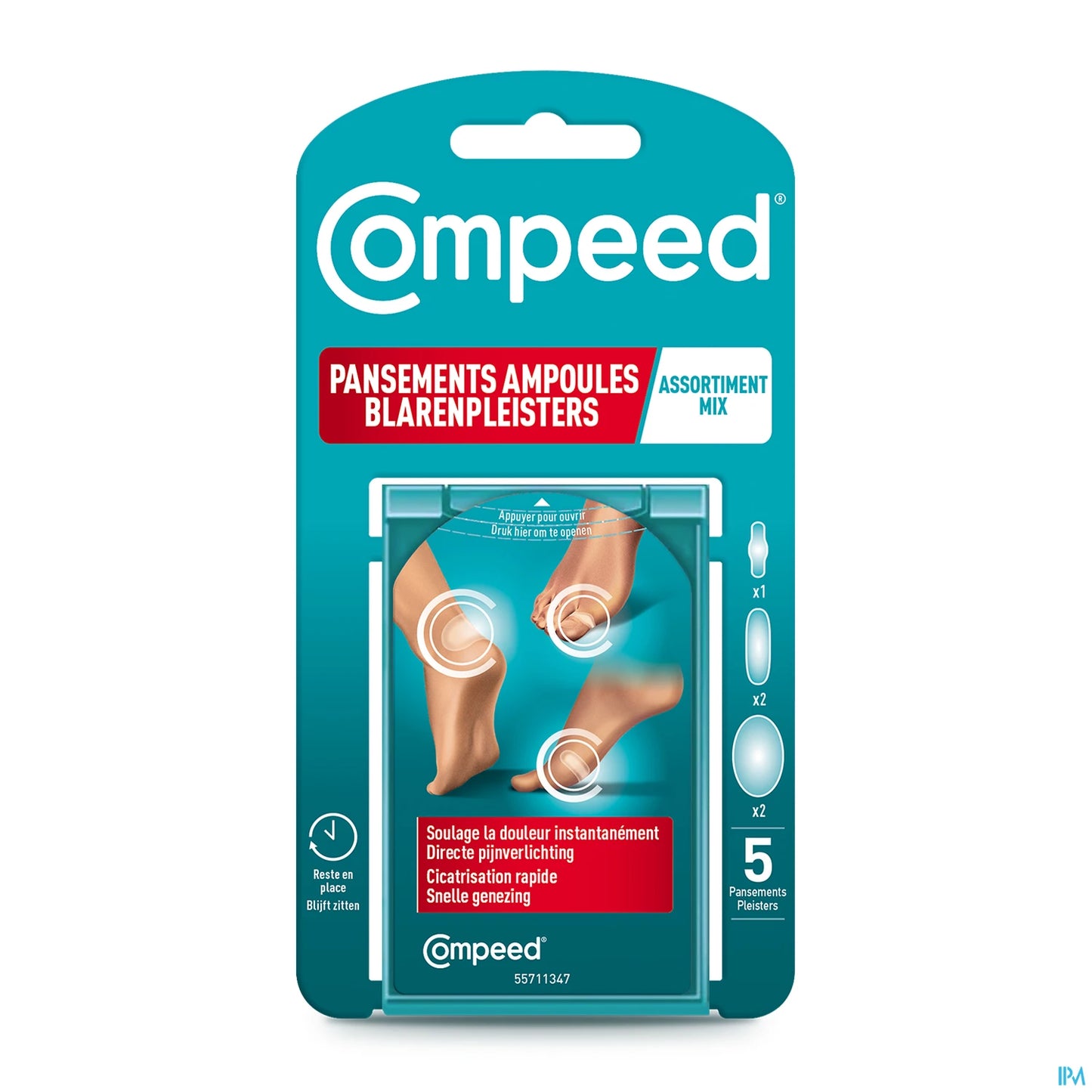 Compeed Ampoules Assortiment boite de 5