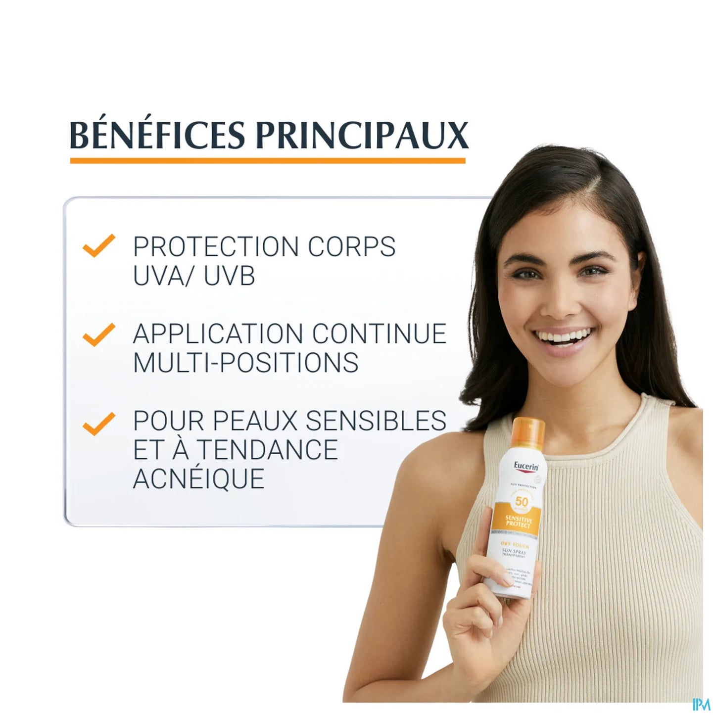 Eucerin Sun Brume Transparente Solaire Facteur de Protection 50 200 mL